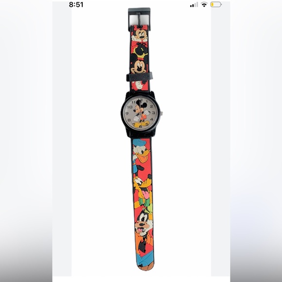 Walt Disney Accessories - Disney Mickey Mouse Wrist Watch MUOO81 by SII Marketing (Seiko) Untested C103